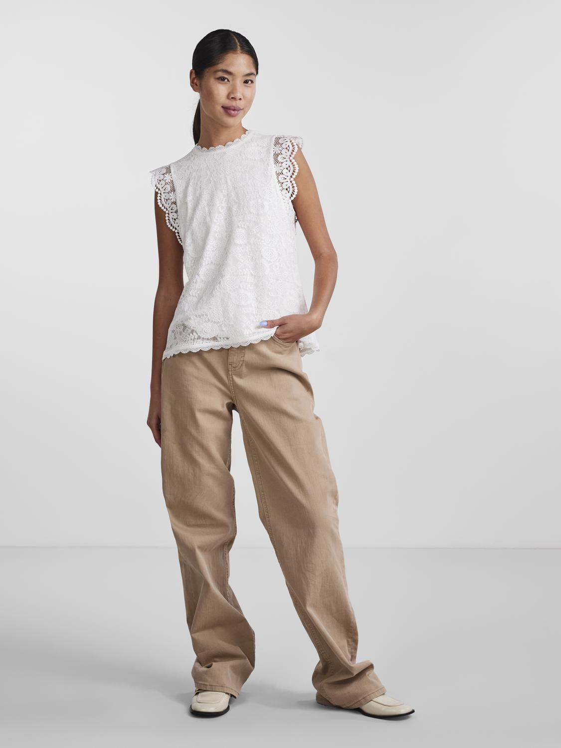PCOLLINE Tank-Top - Cloud Dancer