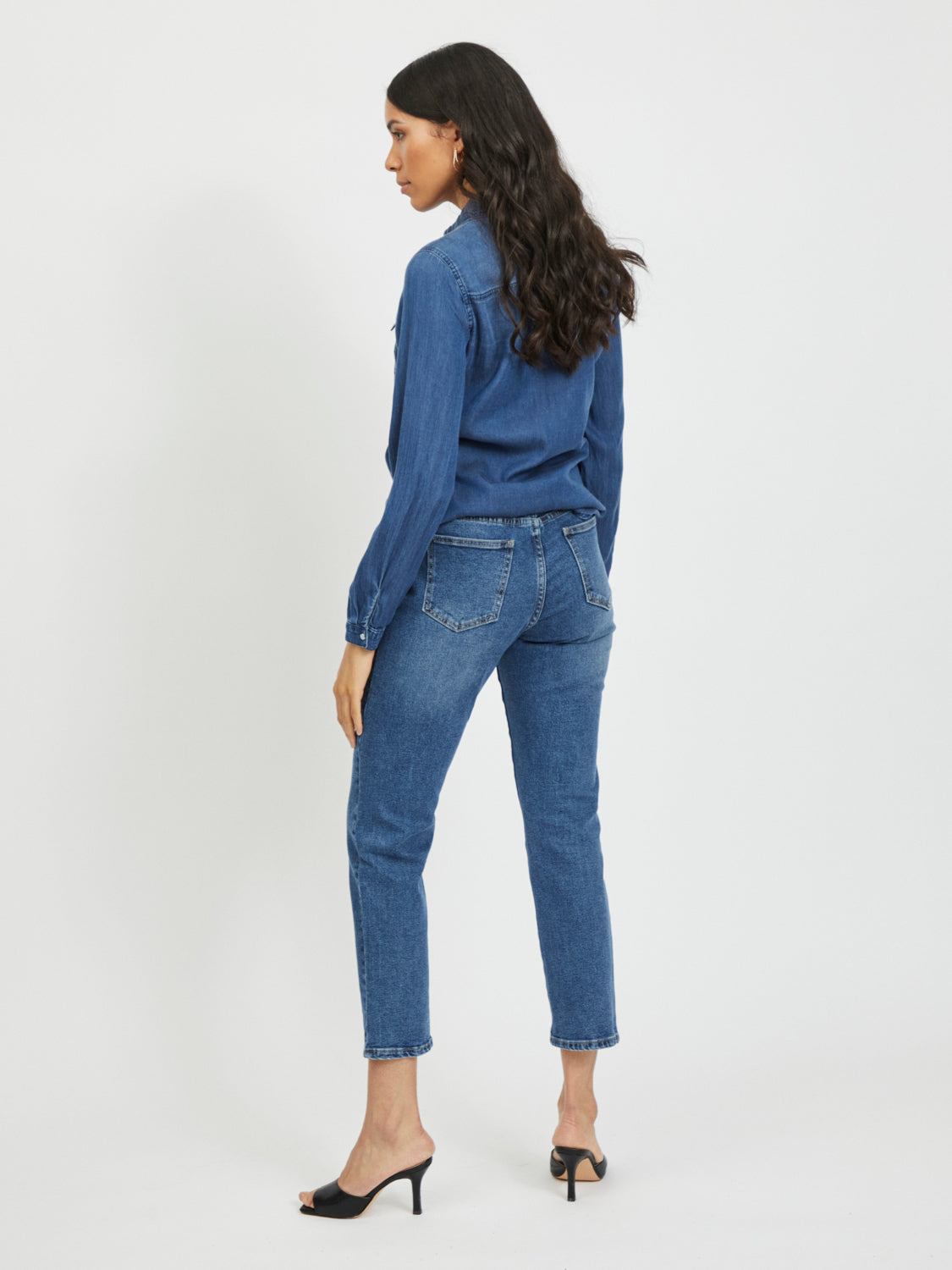 VIBISTA Shirts - Dark Blue Denim